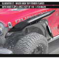 Racer High Top Fender Flare Set w/Mud Flaps & DRLs