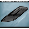 Hood Vent Set Glossy Black