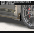 Super Bolt® Side Rocker Winglets Satin Black (ONLY 5 LEFT!)