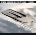 Hood Vent Set Satin Black