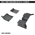Front and Rear Floor Liner Set