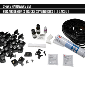 3AC051 Full kit spare hardware set for Air Design's truck styling kits