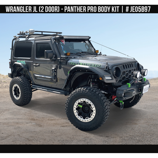 Wrangler JL 18-25 Panther Pro Body Kit 2 Door - Air Design