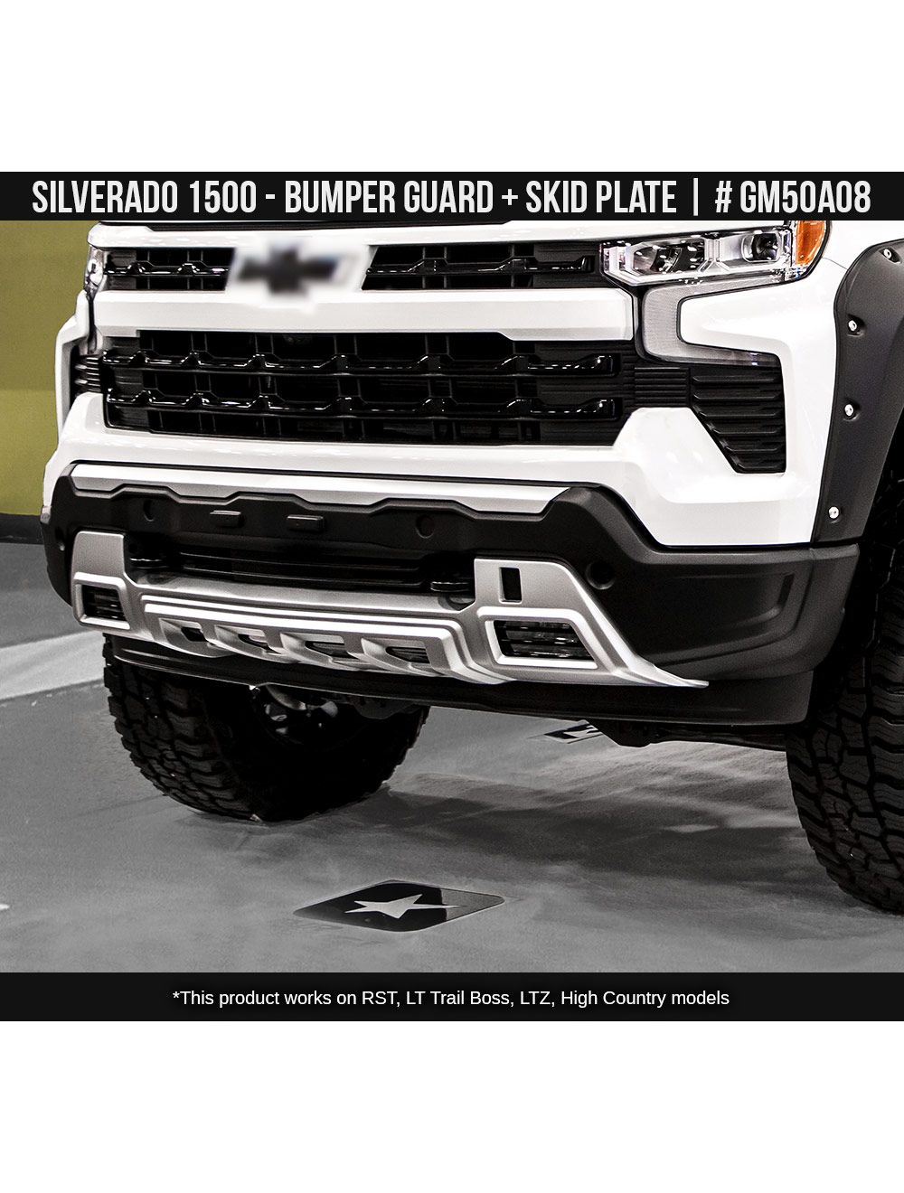 Silverado 1500 22-23+ Front Bumper Guard RST